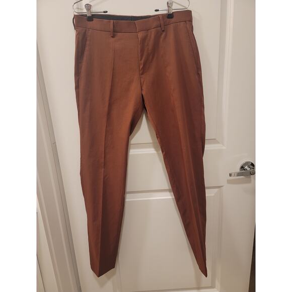 Hugo Boss Genius Trousers in Rust/Copper - Picture 4 of 10